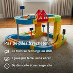 3D Montessori Eisenbahn-Raumfahrt-Bausatz - Vignette | Royaume Montessori - Jouets Educatifs Montessori