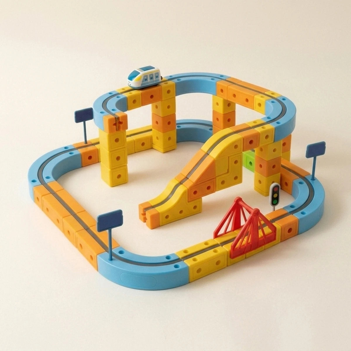 circuit-train-magnetique-variante-14 Circuit de Train Spatial 3D Montessori