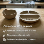 Coffret Repas Bébé Personnalisé au Prénom, 8 Pièces en Silicone - Vignette | Royaume Montessori - Jouets Educatifs Montessori