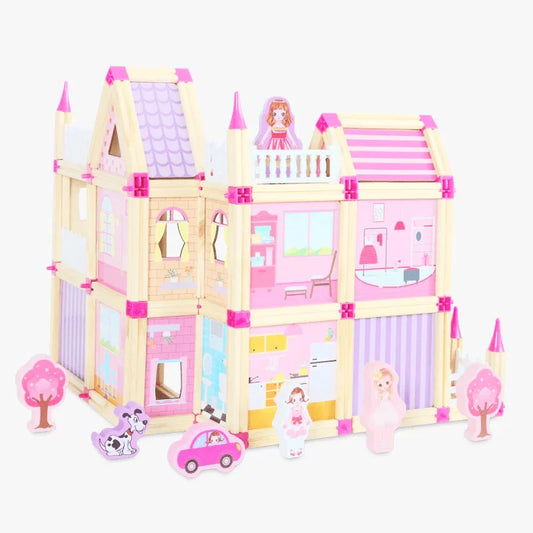 La Jolie Maison de Construction Aimanté Princesse 298 pièces