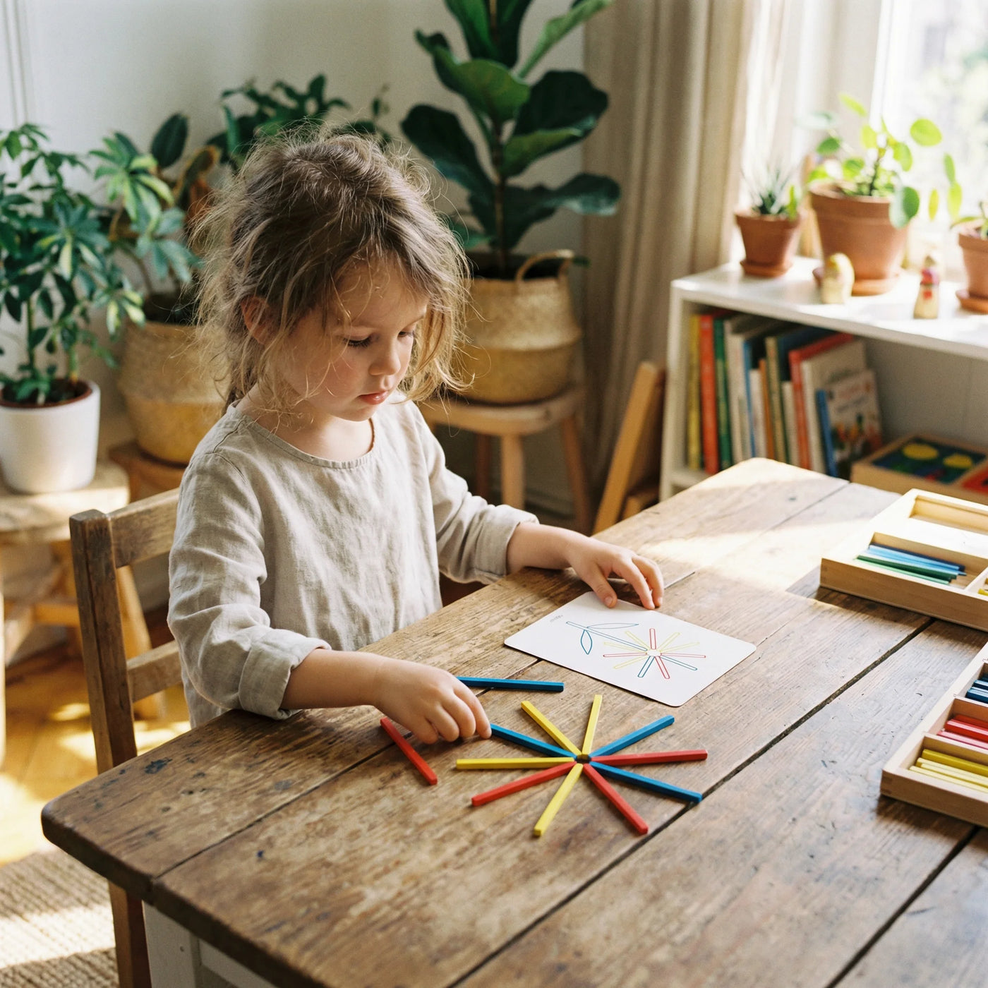 Éveil et concentration avec le jeu Montessori