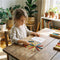 Bâtonnets Créatifs Montessori - Jeu de Construction en Bois avec 40 Modèles à Reproduire (120 Pièces)