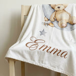 Personalisierte Babyplaidabdeckung - Vignette | Royaume Montessori - Jouets Educatifs Montessori