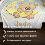 Personalisierte Babyplaidabdeckung - Vignette | Royaume Montessori - Jouets Educatifs Montessori