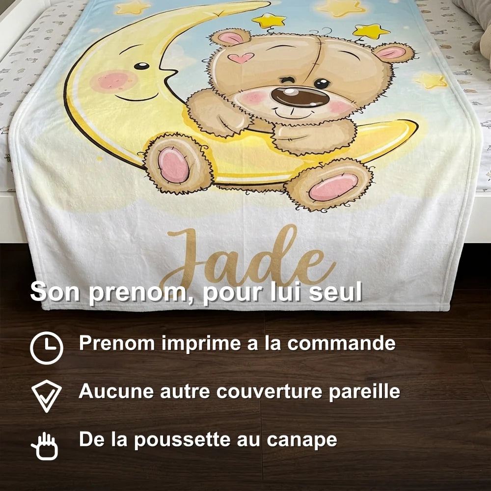 image-1789442504873 Couverture Plaid Personnalisé Pour Bébé
