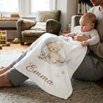 Personalisierte Babyplaidabdeckung - Vignette | Royaume Montessori - Jouets Educatifs Montessori