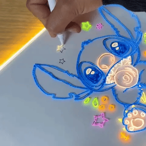 Tablette lumineuse pour des dessins