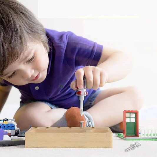 Jeu De Boulon Et Tournevis Montessori