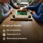 Montessori Holzspiel: Zahlen lernen Shut The Box - Vignette | Royaume Montessori - Jouets Educatifs Montessori