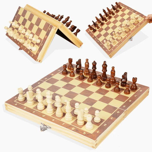 Jeu d'échec magnétique en Bois