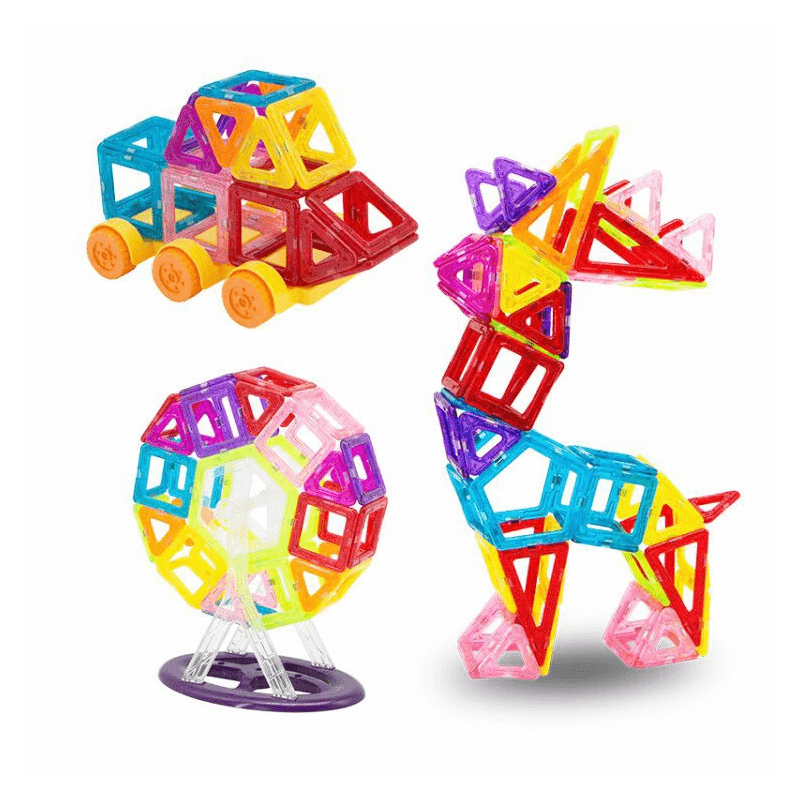 Jeu de Construction Aimanté 184 pièces