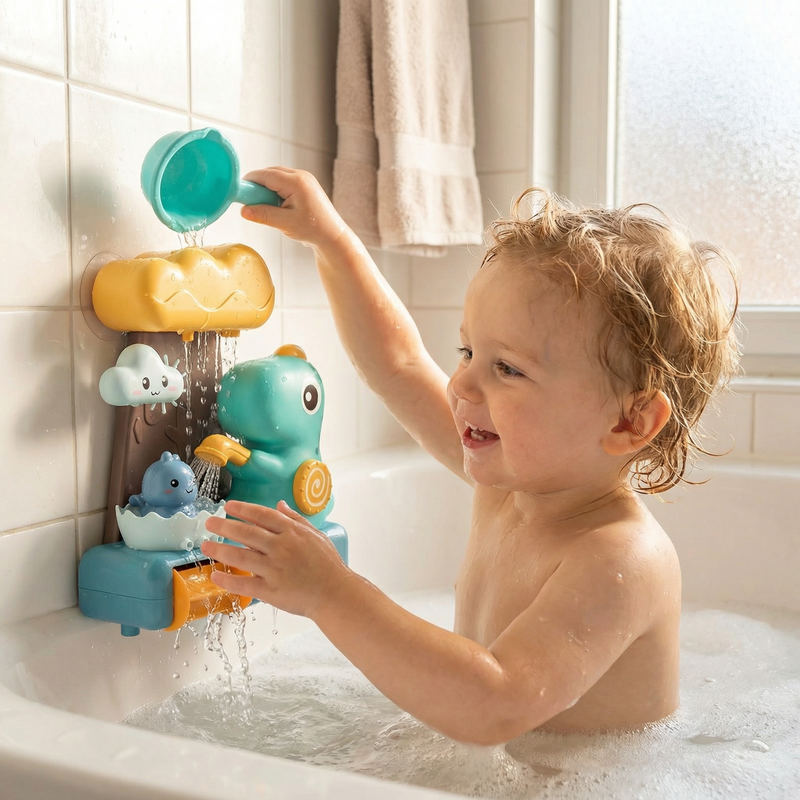 Jouet de Bain Dinosaure Arroseur Montessori