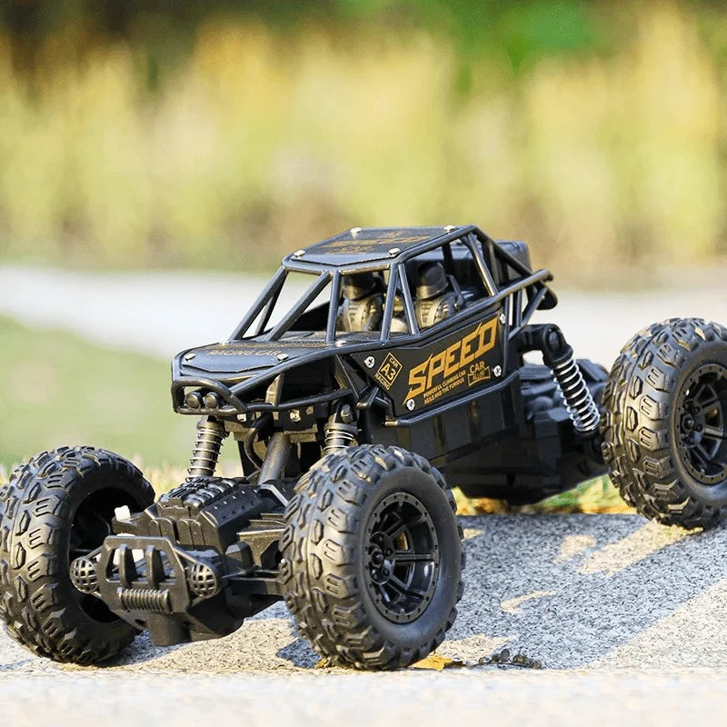Jouet Voiture Tout Terrain Télécommandée pour Enfant Noir