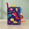 livre-eveil-tissu-bebe-variante-dinosaure-17 Livre sensoriel souple Montessori
