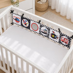 Livre en Tissu Contrasté Bébé, Noir et Blanc avec Miroir - Vignette | Royaume Montessori - Jouets Educatifs Montessori