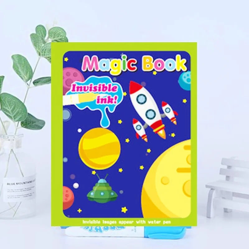 Livre Montessori De Coloriage Effaçable Espace