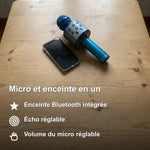 Micro de Karaoké pour Enfant avec Haut Parleur - Vignette | Royaume Montessori - Jouets Educatifs Montessori