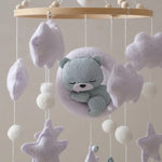 Mobile de lit bébé en bois, thème Ciel - Vignette | Royaume Montessori - Jouets Educatifs Montessori