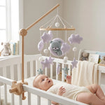 Mobile de lit bébé en bois, thème Ciel - Vignette | Royaume Montessori - Jouets Educatifs Montessori
