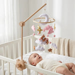 Mobile de lit bébé en bois, thème Ciel - Vignette | Royaume Montessori - Jouets Educatifs Montessori