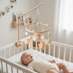 Mobile de lit bébé en bois, thème Forêt - Vignette | Royaume Montessori - Jouets Educatifs Montessori
