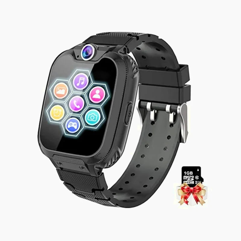 Montre Connectée Pour Garçon Et Fille Noir