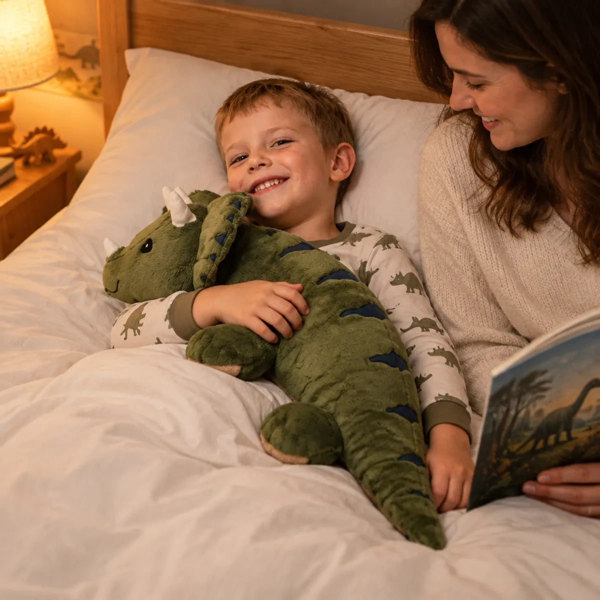 peluche-lestee-dinosaure-histoire-du-soir-05 Peluche Lestée Dinosaure 2,3 kg pour Enfant, Câlin Apaisant