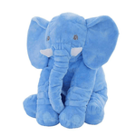 peluche géante en éléphant bleu
