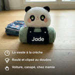 Plaid Doudou Personnalisé Brodé au Prénom - Vignette | Royaume Montessori - Jouets Educatifs Montessori