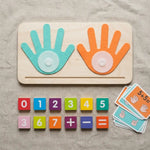 Planche de Calcul aux Doigts Montessori - Vignette | Royaume Montessori - Jouets Educatifs Montessori