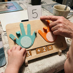 Planche de Calcul aux Doigts Montessori - Vignette | Royaume Montessori - Jouets Educatifs Montessori