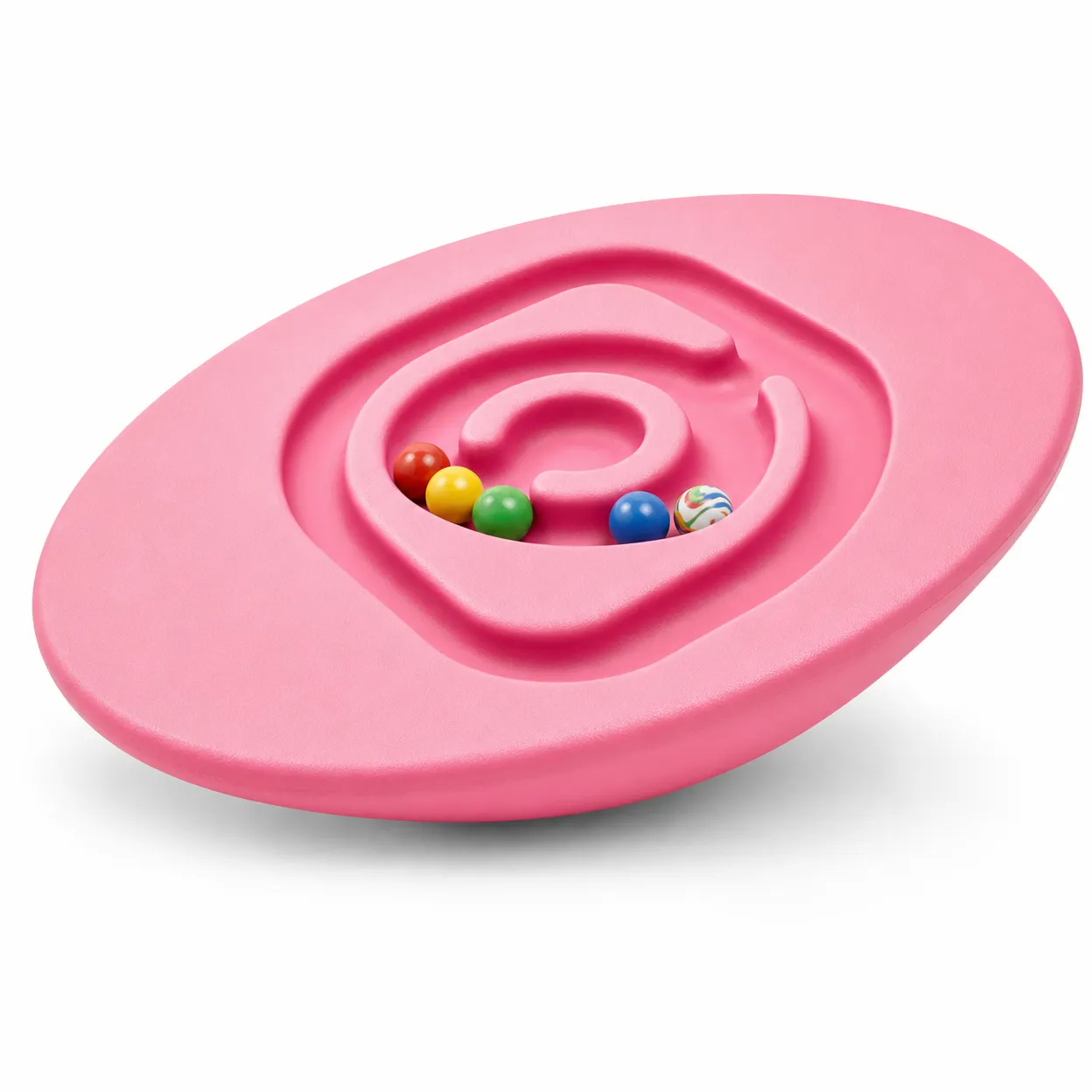 Planche d'équilibre sensorielle à billes Rose