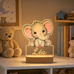 Veilleuse Animal à personnaliser avec le prénom - Vignette | Royaume Montessori - Jouets Educatifs Montessori