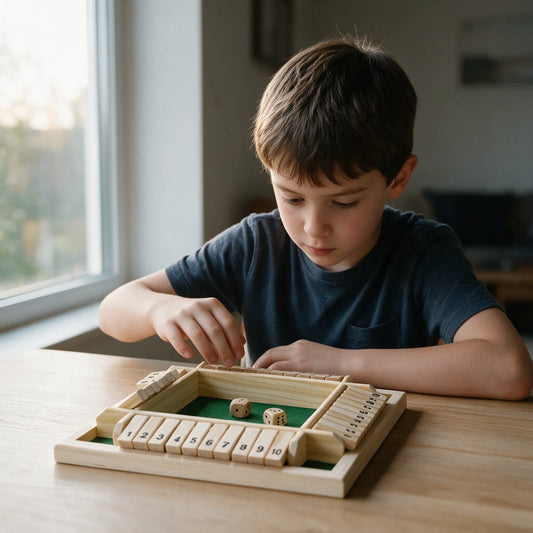 royaumemontessorishuttheboxboislifestyle08 Jeu de Société Montessori en Bois : Apprentissage des Nombres Shut The Box