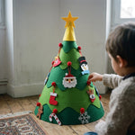 Sapin de Noël 360° en Feutrine pour Enfant - Vignette | Royaume Montessori - Jouets Educatifs Montessori