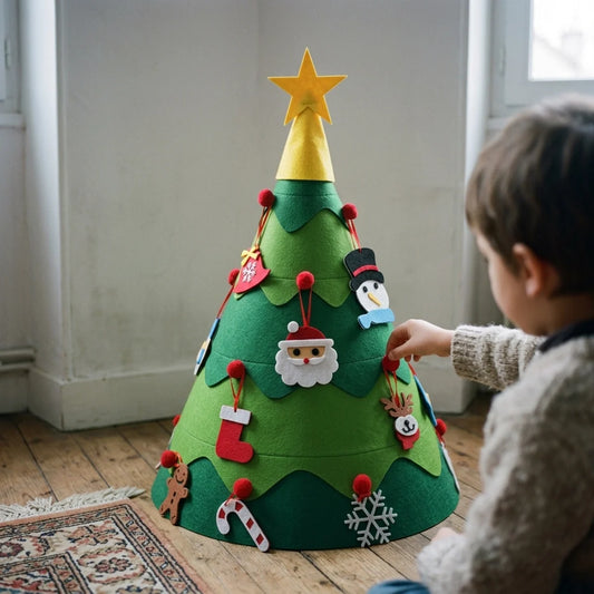 sapin-noel-feutrine-enfant-lifestyle-01 Sapin de Noël 360° en Feutrine pour Enfant