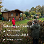 Talkie-Walkie Vidéo Enfant avec Caméra et Écran, Lot de 2 - Vignette | Royaume Montessori - Jouets Educatifs Montessori