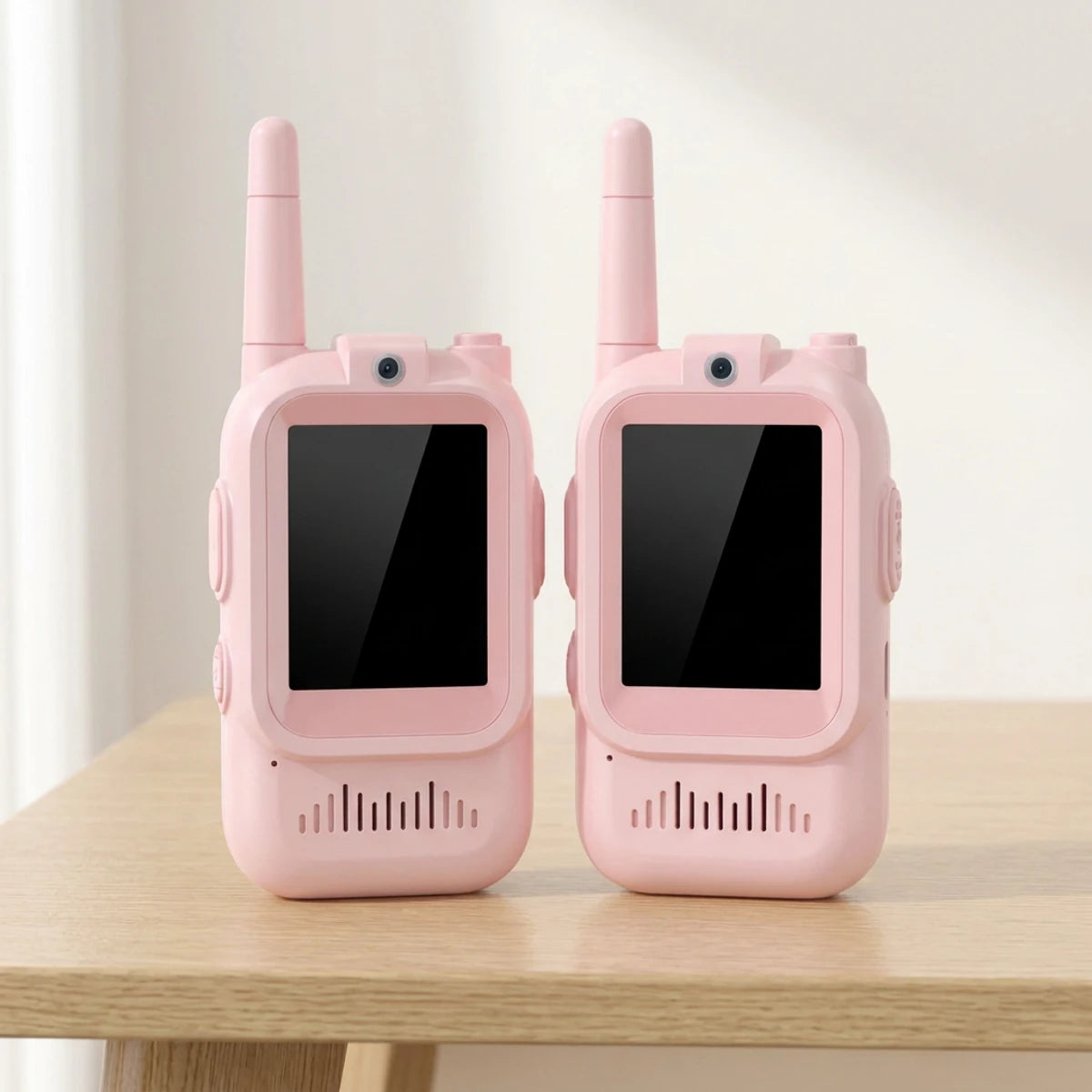 talkie-walkie-video-enfant-rose-08_a46bc119-b698-4730-802e-5b70fde432ab Talkie-Walkie Vidéo Enfant avec Caméra et Écran, Lot de 2