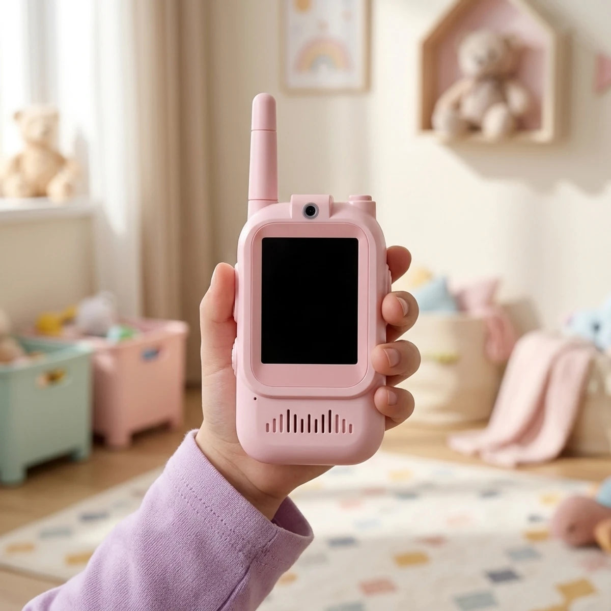talkie-walkie-video-enfant-taille-reelle-03_76b0a7f5-c357-44c7-9829-558c463d4340 Talkie-Walkie Vidéo Enfant avec Caméra et Écran, Lot de 2