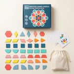 Tangram Montessori en Bois 180 Pièces avec 24 Cartes Modèles - Vignette | Royaume Montessori - Jouets Educatifs Montessori