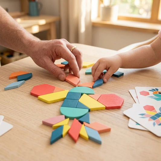 tangram-montessori-bois-lifestyle-09 Tangram Montessori en Bois 180 Pièces avec 24 Cartes Modèles