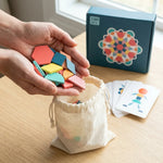 Tangram Montessori en Bois 180 Pièces avec 24 Cartes Modèles - Vignette | Royaume Montessori - Jouets Educatifs Montessori