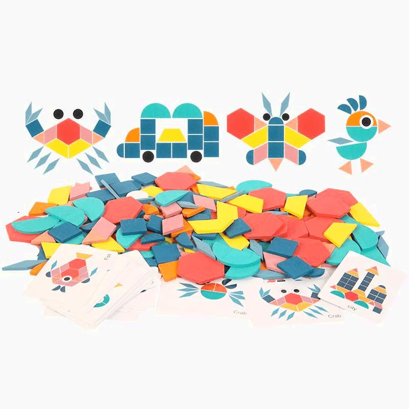 Tangram Montessori - Puzzle En Forme Géométrique