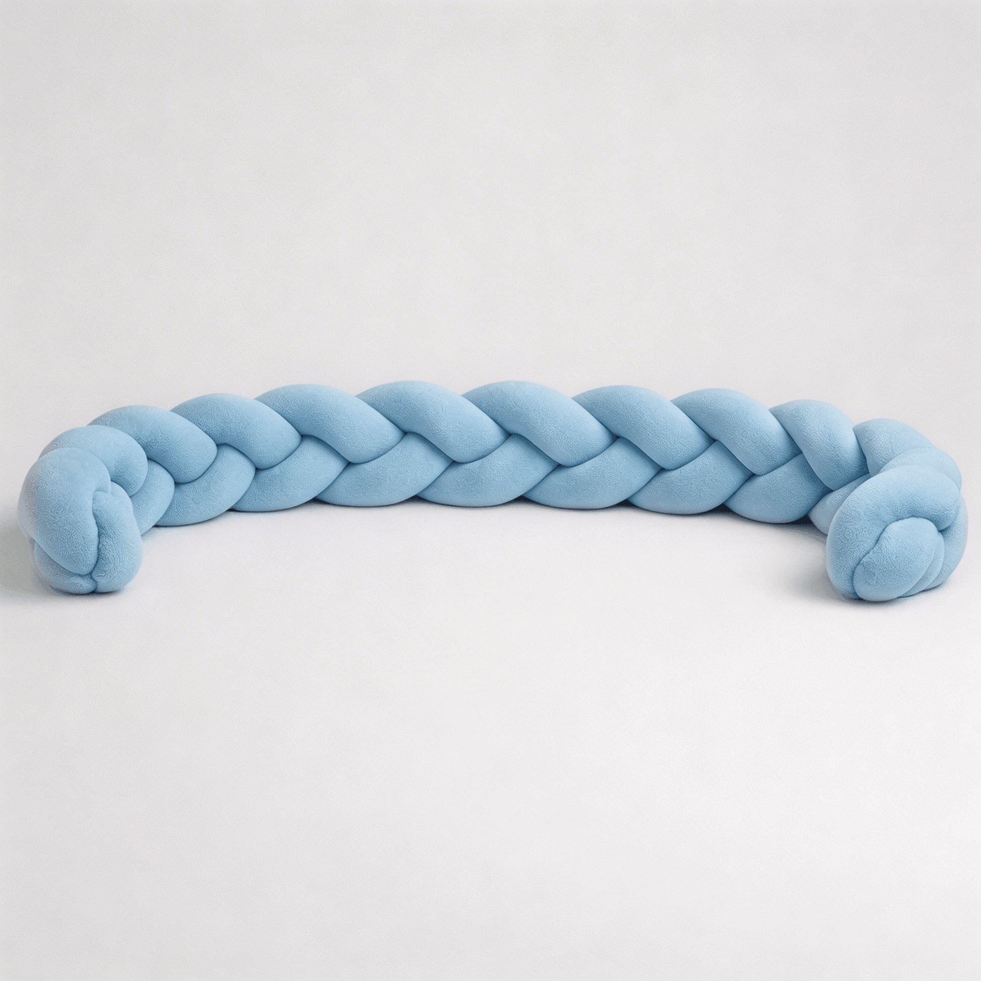 Tresse de Lit pour Bébé à 3 brins Bleu ciel