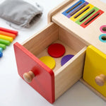 Boîte de Tri Montessori 3 en 1, Formes et Couleurs - Vignette | Royaume Montessori - Jouets Educatifs Montessori
