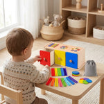 Boîte de Tri Montessori 3 en 1, Formes et Couleurs - Vignette | Royaume Montessori - Jouets Educatifs Montessori