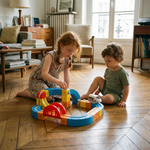 Circuit de Train Spatial 3D Montessori - Vignette | Royaume Montessori - Jouets Educatifs Montessori