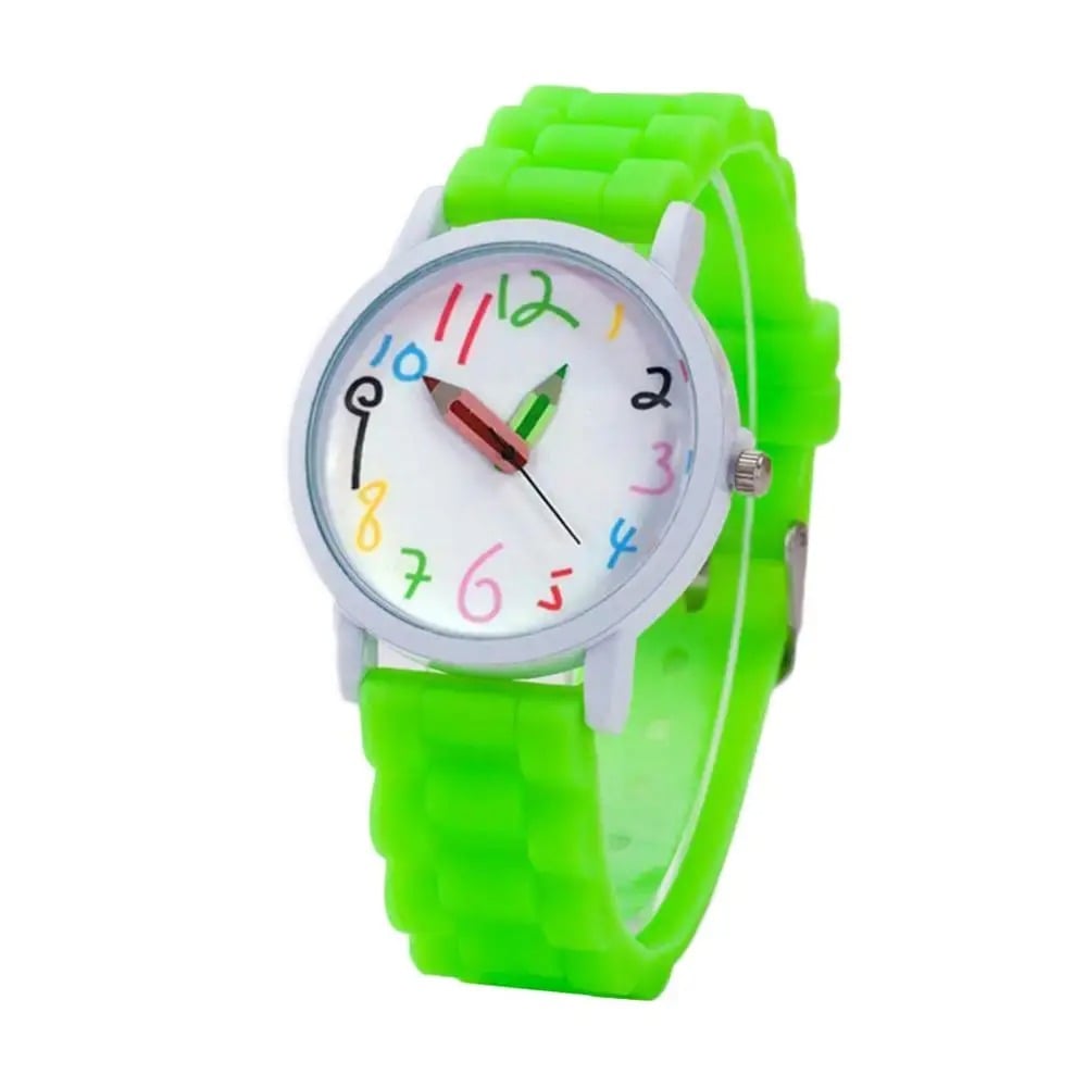 Montre Éducative Pédagogique pour Enfant Vert