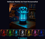 Veilleuse Maillot de Foot Personnalisée - Vignette | Royaume Montessori - Jouets Educatifs Montessori