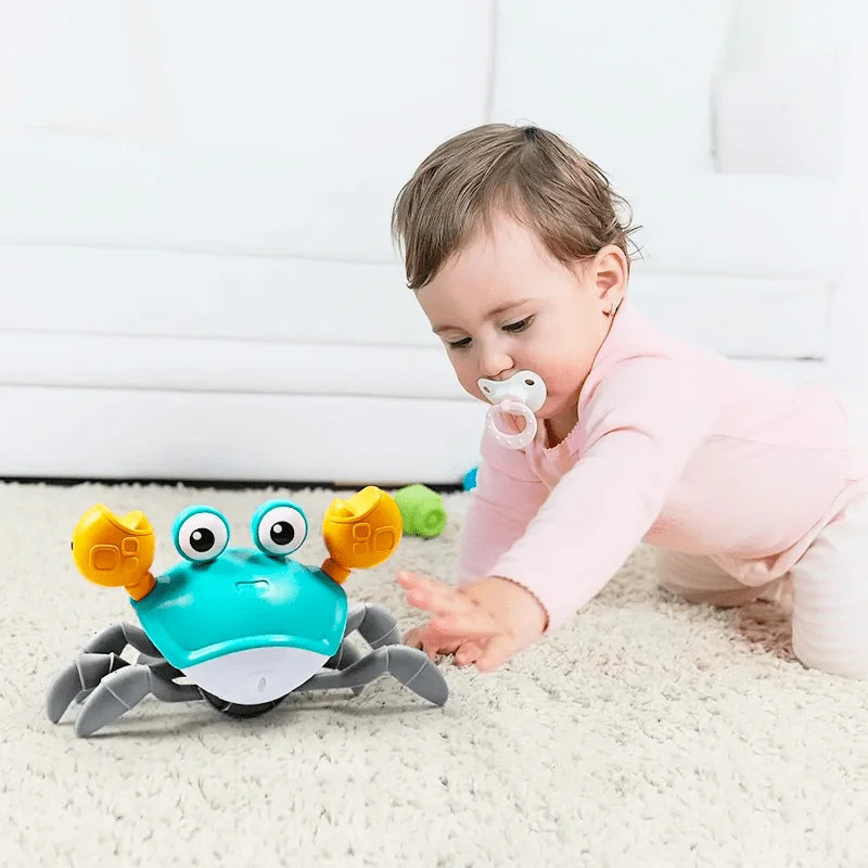 Willy Le Crabe Qui Marche - Jouet d'Éveil pour Bébé Vert